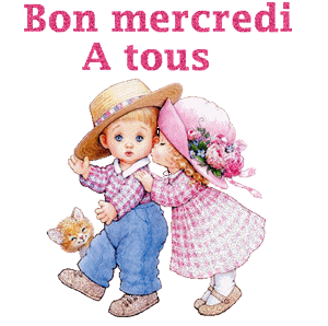 Gif animé Bon mercredi à tous